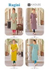 Ragini By Kadlee Rayon Weaving Designer Kurtis Wholesale Market In Surat
